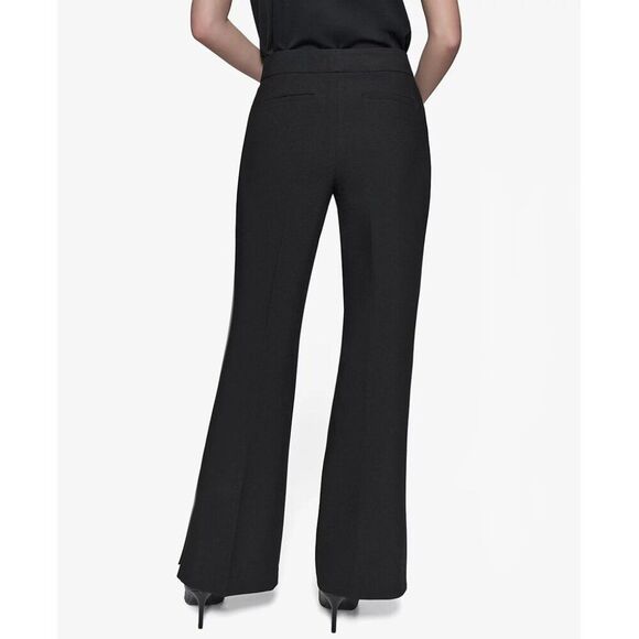 Karl Lagerfeld Paris Mid Rise Flare Pants, Size 6 - New - Picture 2 of 13